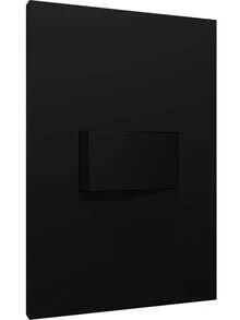 Matte Black Wall Switch Recta Black Blux Single Or Parallel Key Size 4x2 For Embedding In The Wall Complete Set Plate Module Support - 1個平行鍵 - 查看 3