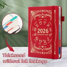 2026 New Hardcover Spiral Bound Agenda Planner Notebook, 400 Pages Daily Planner Calendar Journal, Time Management Self Discipline Tracker, 365 Days Planner For Office,School Supplies,Back To School