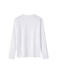 3 Stück/Set Rundhals Langarm Einfarbige T-Shirts, modisch & vielseitig einsetzbare Damen Oberteile, geeignet für Herbst/Winter/Frühling