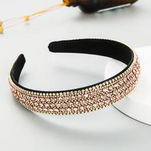 1PC, Headband With High-End Feel, Colorful Full Non-Slip Headband, Simple Wide Face Washing Hair Accessory, Fashionable Party, Daily Casual Home Use, Family And Friends - Rainbow Colors - View 9