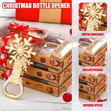 1pc Christmas Bottle Openers Set - 4 Festive Designs (Snowman, Tree, Snowflake, Santa's Sleigh) - Durable Metal Holiday Decor & Party Supplies For Home, Kitchen, Bar - No Batteries Needed, Home Bar Essentials, Seasonal Accessories, Sturdy Construction, Highquality Opener, Kitchen Gadgets, Bar Tools, Home Entertainers, Christmas Decor