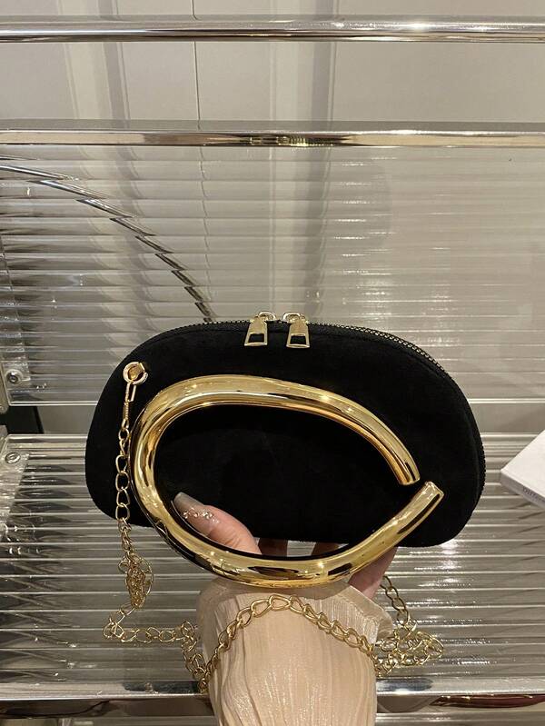 Clutch nero - Ideale per San Valentino, comodo e alla moda, borsa di moda, opzione di regalo personalizzata, accessorio 2025, stile chic per tutte le occasioni, sensazione di lusso a prezzo accessibile