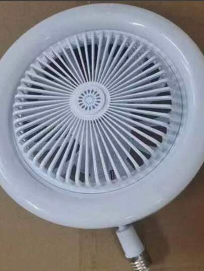 Ventilador de techo con lámpara LED de alto flujo de aire y diseño ergonómico FA109