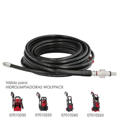 Tubo flessibile per la pulizia dei tubi WOLFPACK PROFESSIONAL LINE per idropulitrici Wolfpack 10 metri
