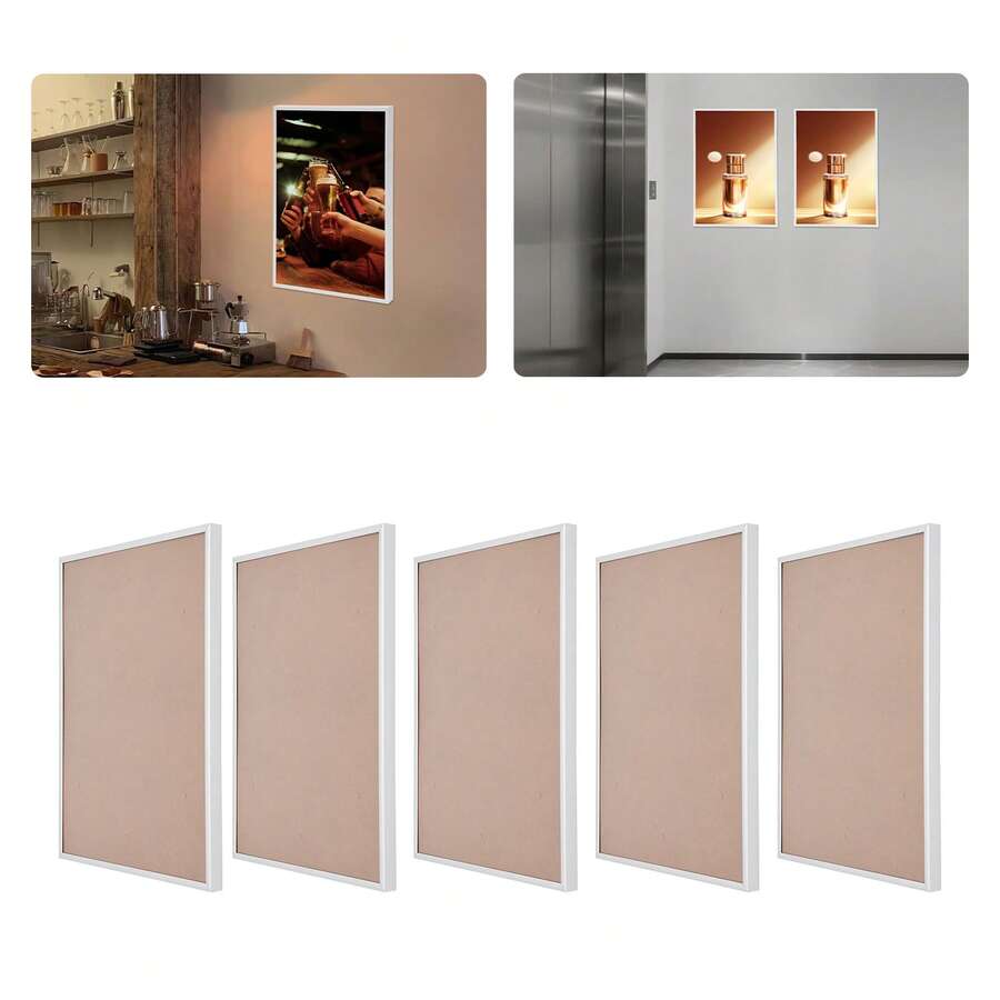 YUNRUX 5 Pieces Picture Frames, Wall Picture Frames, Poster Frames