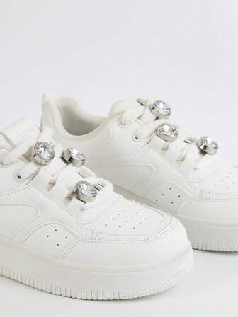 Rhinestone Decorated Fashion Shoe Clips, Suitable For Decorating Lace-Up Sneakers