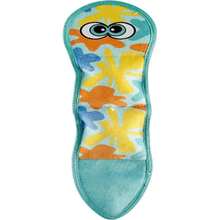 Outward Hound Tough Skinz Durable Squeaky Dog Toy With Two Tough Layers, Snake, Blue, Large - ColorE - 查看 1