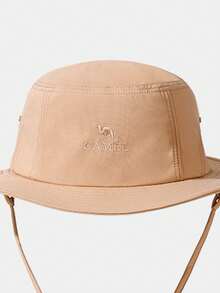 CAMEL CROWN Bucket Hat With Big Brim Summer UV Resistant Sun Protection Hat Cowboy Hat For Hiking - Camel - View 2