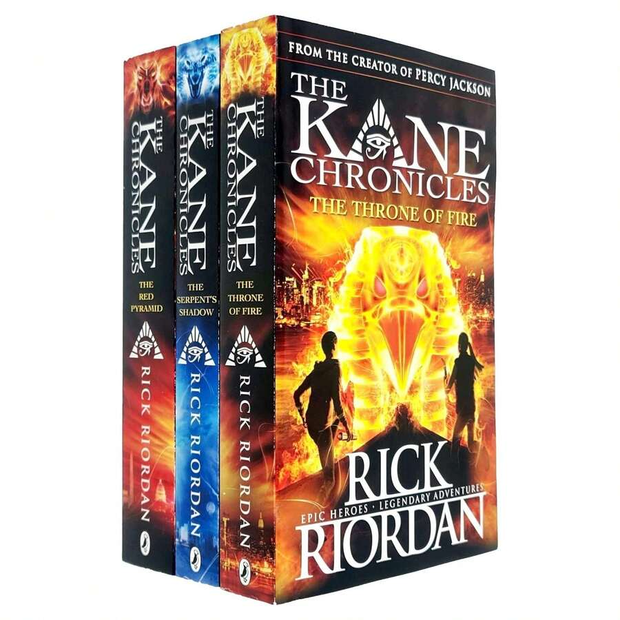 The Kane Chronicles Collection Rick Riordan 3 Books Set Red Pyramid,Throne Fire - Sets - View 1