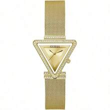 Guess Watch Fashion Unique Niche Casual Collection Triangular Dial Quartz Women's Watch/GW0508L1/GW0508L2/GW0508L3 - Gold - View 1