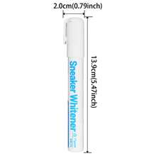 1 stilou de albire a marginilor pantofilor, stilou de reparare, stilou marker, restaurează și curăță pantofi albi mici, albitor și antioxidant pentru marginile pantofilor, stilou de retușare a suprafeței pantofilor albi mici, stilou de reparare a abraziunii și zgârieturilor de la degete de la picioare