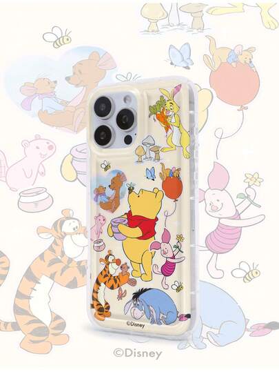 Disney Funda de teléfono con patrón oficialmente autorizada compatible con Apple 17, 17air, 17pro, 17promax, resistente a arañazos, deslizamiento y caídas, adecuada para la serie Galaxy A, la serie Galaxy S, la serie Apple 11, 12, 13, 14, 15, 15promax, 16pro, 16promax, X XR XSM