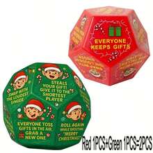 20 - Sided Chaos Ball Dice, Stealing Mechanism, Adult Funny Game For Holiday Party & Gatherings, Social Gathering Games, Group Activities, Unique Dice Design, Highquality Material, Tabletop Gaming,Hilarious Christmas Gift Exchange Party GameDice,Christmas Party Props, Christmas Games, Christmas Gifts