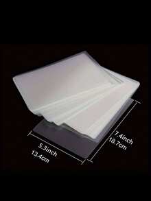 100 piezas de película laminadora térmica de 2R, 3R, 4R, 5R, 70 micras para laminación de fotos/archivos/tarjetas/imágenes con bolsa laminadora y laminadora en caliente