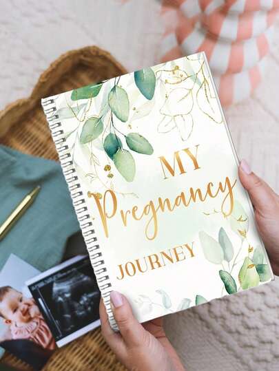 First-Time Mom's Pregnancy Journal - Pregnancy Book & Planner - Pregnancy Essentials - Includes Calendar, Stickers, And Keepsake Pockets - Best Baby Shower, Gender Reveal, Birthday Girl, Baby Stuff, Children's Place, Baby Announcement, Baby Shower Party Decorations, Welcome Baby