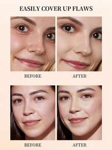 Life Girls 1pc Natural Fit, Moisturizing, Waterproof, Long-Lasting, Non-Smudge Mushroom Cushion Foundation For Flawless Complexion - 彩色 - 查看 5