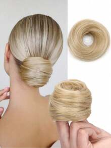 Straight Hair Bun Elastic Band Synthetic Fiber Hair Bun, Hair Scrunchie Hair Accessory, Daily Use Hair Styling Set, Hair Styling Tool Kit - Multicolor - View 11