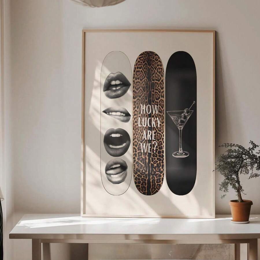 1 tấm poster trượt ván phong cách New York (không khung), đen trắng, kiểu Y2K, bộ tranh treo tường phong cách Stockholm, tranh trang trí phòng ngủ dễ thương, phù hợp cho ký túc xá nữ sinh, trang trí quầy bar | Tranh in retro, trang trí phòng, poster cổ điển, vật dụng cần thiết cho ký túc xá - Nhiều màu - Xem 1