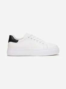 Soft Casual Sneakers Women Spring Autumn Travel - Black - View 3