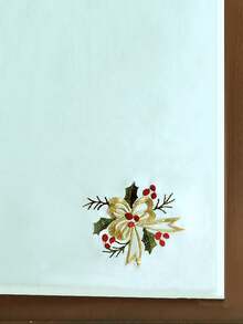 1件/2件/4件裝復洛克布料餐巾，亮金色捲軸花卉刺繡，可水洗白色布餐巾，優雅餐桌裝飾餐巾，適用婚禮接待、新娘派對、節日宴會、廚房 - 彩色 - 查看 7