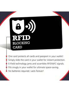 2/5 Packs RFID Blocking Card NFC Contactless Debit/Credit Card ATM Passport Protector Ideal For Men & Women Slim With World Map Design Perfectly Fit In Wallet - Multicolor - View 7
