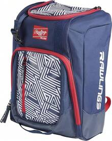 Rawlings |   Serie CHAOS Mochila |   Juventud |   Béisbol y Softbol Fastpitch |   Varios colores - Rojo/Blanco/Azul - Ver 4