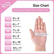 100只/包 一次性粉色丁腈手套，适用于家庭卫生和清洁，可重复使用，无粉，无乳胶，柔软舒适，采用优质丁腈材料制成，适合家庭和专业清洁人员使用（袋装） - 粉色 - 查看 4