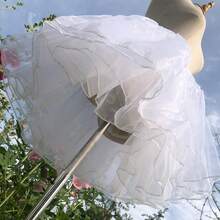 女士衬裙，多层网纱内衬吊带裙，适合洛丽塔角色扮演、万圣节和圣诞节服装