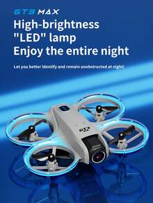 CASRRA The Multi-Functional Drone GT3 Equipped With A Camera Is Fitted With A Large-Screen Remote Control, Allowing For Real-Time Viewing Of Flight Routes, Taking Photos And Videos, And Documenting Life. Brushless Motors Offer More Powerful Performance. Optical Flow Hovering Flight Is More Stable For Novice Drones. Economic Drones. Aerial Photography Drones, Wonderful Christmas And Halloween Gifts