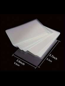 100 piezas de película laminadora térmica de 2R, 3R, 4R, 5R, 70 micras para laminación de fotos/archivos/tarjetas/imágenes con bolsa laminadora y laminadora en caliente