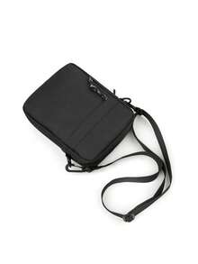 1 Stück Damen Nylon Umhängetasche, quadratische Tasche mit verstellbarem Gurt, kratzfest und abriebfest, leicht, für Outdoor/Reisen/Wandern/Stadion/Sport/Klettern/Pendeln, Sommertasche, Lässig Minimalist, Uni-Farbe, Geschenk für Jugendliche, Studenten