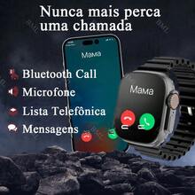 2025 New Smartwatch T800 Ultra 2 Series 8 Ultra Smart Watch IP67 Bluetooth Call - 黑色 - 查看 3