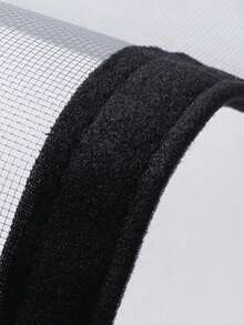 [1 Pack]Gray Window Screen – Hook & Loop Easy Install, Removable & Washable, Breathable Durable Mosquito Net For Bedroom, Living Room, Balcony - Grey - View 4