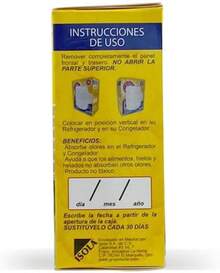 Bicarbonato de Sodio Desodorante para Refrigerador y Congelador, Elimina Malos Olores, 400g - 1 - Ver 6