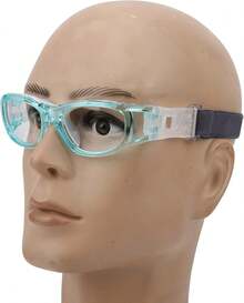 Gafas Deportivas para Ni?os, Gafas Ajustables para F¨²tbol, Ciclismo, Baloncesto, para Deportes Al Aire (Azul) - 1 - Ver 6