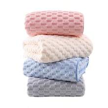 [4pcs Ultra-Soft Bath Towels] 4pcs Ultra-Soft Waffle Edge Bath Towels | Super Absorbent Microfiber, Quick-Drying, Textured | SPA, Gym & Daily Use, Durable, Family & Fitness Gift Set