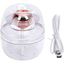 Humidificador, Humidificador Porttil de 3L con Boquilla Dual con Energa con Luz Nocturna para la Oficina White - blanco - Ver 7