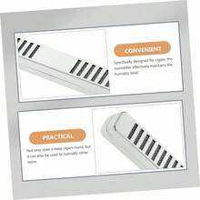 - Humidificadores humidificadores para preservacin de humedad, humidificador barra humidificador de frescura, aumento de humedad, abdominales plateados - plata - Ver 4