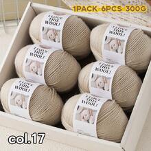 6pcs/Pack Soft Bamboo Fiber Yarn - 300g, Breathable & Comfortable, Ideal For Crocheting, Knitting T-Shirts, Shawls, Scarves, Sweaters, Jackets, Hats, Cardigans And Accessories, Suitable For Spring, Summer, Autumn, Handcraft Essentials | Soft & Smooth Yarn | Available In Multiple Color Combinations - 6-pack - View 15