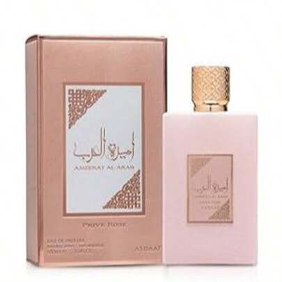 Ameerat Al Arab Prive Rose 100ml Rose Gold Arabic Perfume Rose Sweet Fruity Oud EDP Dubai Fragrance Spray