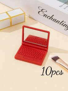 10 Stücke Mini Spiegel, süße faltbare Computer Modell Spiegel