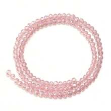 1 pieza Abalorios de cristal de ábaco facetado redondo en color AB, multicolor, de varios tamaños 3/4/6/8/10mm, suministros versátiles para manualidades de joyería, aptos para pulsera, collar, joyería, colgante, llavero