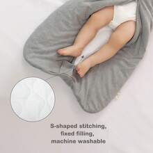 Mosebears  2.5 TOG  Sleeveless Sleep Bag  , Thick Leg-Wrapped Sleep Sack Baby Winter Wearable Blanket With 2-Way Zipper Super Soft &Comfortable - Màu Xám nhạt - Xem 3