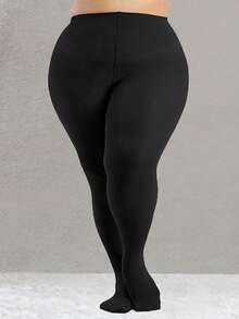 1 para cukierkowych damskich rajstop plus-size, supermiękkie, jednokolorowe, półprzezroczyste rajstopy, pończochy poliestrowe z wysokim stanem, rozmiary: XS-XXXL, 10 kolorów do wyboru, odpowiednie do codziennego użytku, wygodne