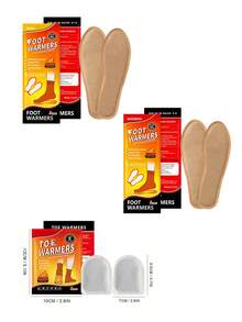 Foot Toe Warmers , Up To 10 Hours Of Heat, Hot Insole Foot Warmers For Feet Men Women, Instant Toe Warmers Disposable Heat Toe Warmers For Ski - Multicolor - View 11