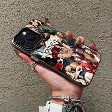 Funda para teléfono K-KATSEYE, compatible con iPhone 16, 15, 14, 13, 12 Pro Max, X/XS MAX, 8, 7 Plus - Parte trasera mate - A prueba de golpes, funda de teléfono de Halloween, funda de teléfono genial, funda de teléfono muy genial, funda de teléfono linda, funda a prueba de golpes, diseño impreso en UV, amantes del anime - Mezcla de colores - Ver 5