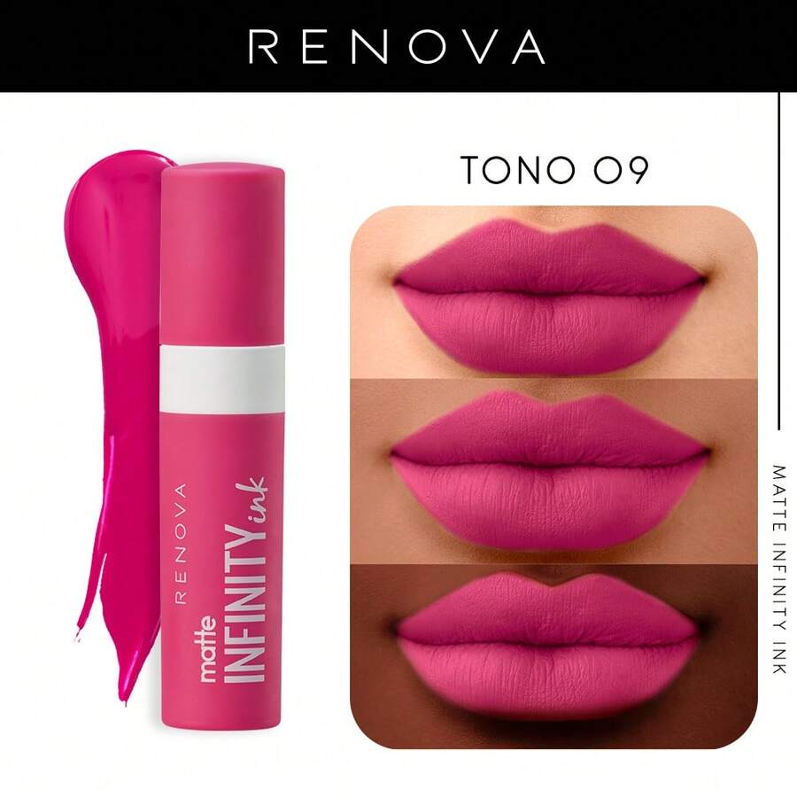 Matte Infinity Ink Renova Liquid Lipstick, 5ml - 音調 09 - 查看 1
