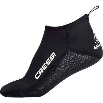 Aqua Grip Neoprene Socks 3mm U2013 Unisex Short Neoprene Booties With Double - Lined Black 3mm Fabric And Anti - Slip Sole, And Surface Activities