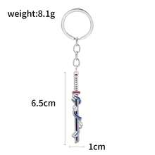 1 件动漫日本刀剑武器钥匙扣金属珐琅别针背包配件礼物送给粉丝 - 彩色 - 查看 13