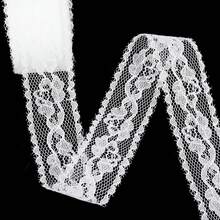 White Lace Ribbon Crafts, Vintage Cute Fabric Lace Trim Sewing, Wrapping, Wedding Bridal Decoration, Floral Bouquet,(10 Yards, Style 1) - 樣式 1 - 查看 1